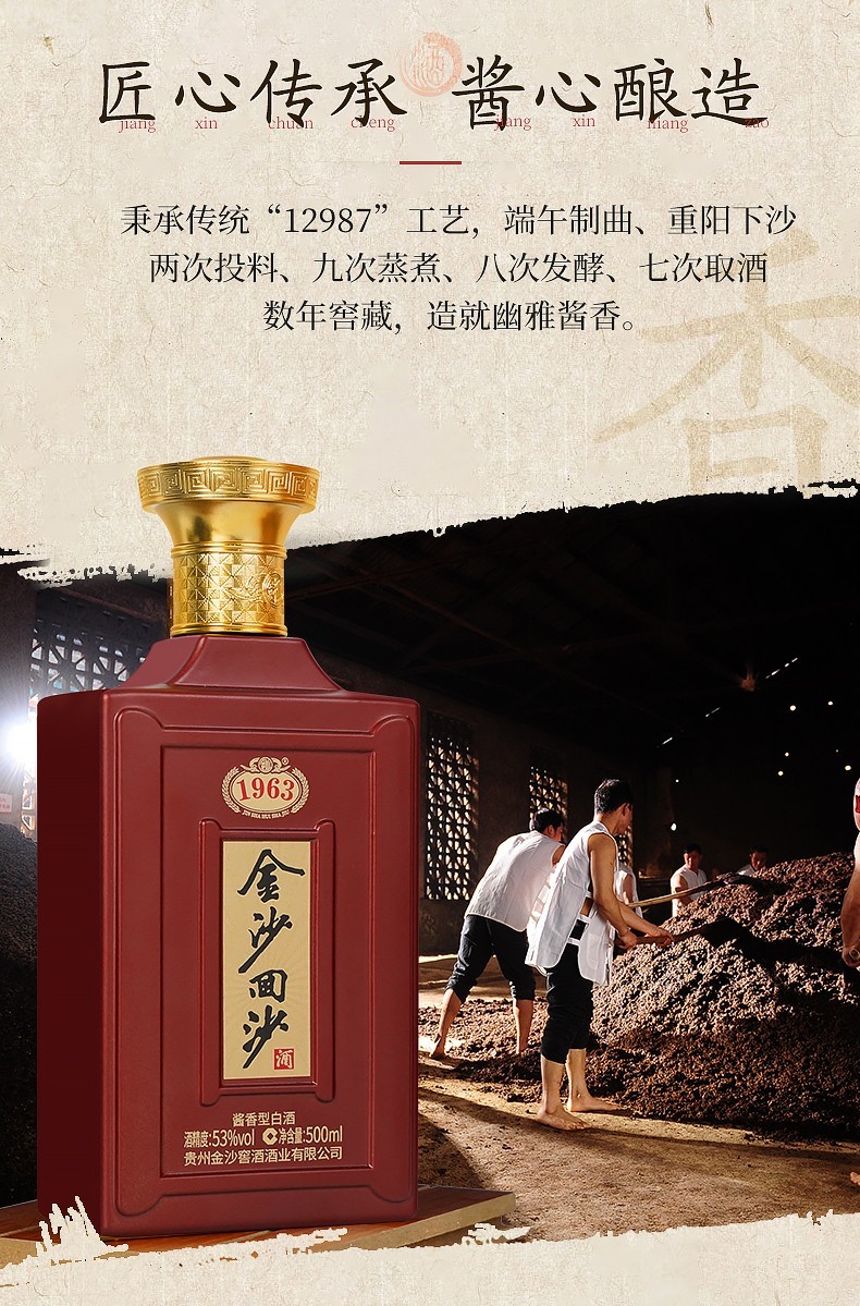 金沙回沙酒1963