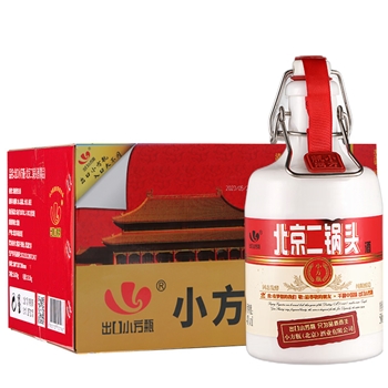 北京二锅头 小方瓶精品红标