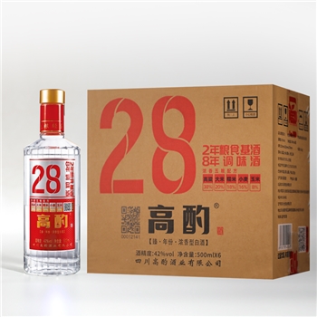 高酌酒28 臻 年份 50箱起订