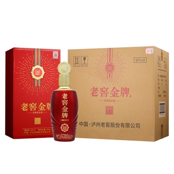 老窖金牌润泽天下 红色
