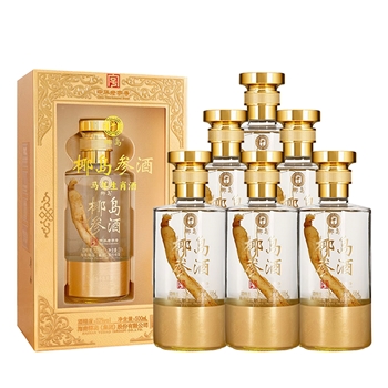 椰岛参酒 马年生肖酒